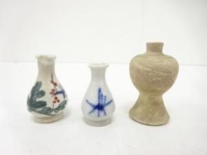 色絵　小壷　3点セット